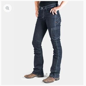 Dovetail Workwear Women's Boot Cut Jeans - Classic Blue